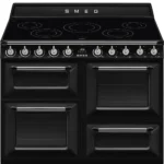 Fogão Indução Smeg TR4110IBL2 - Victoria, Preto, 110cm, Elétrico(Indu), A