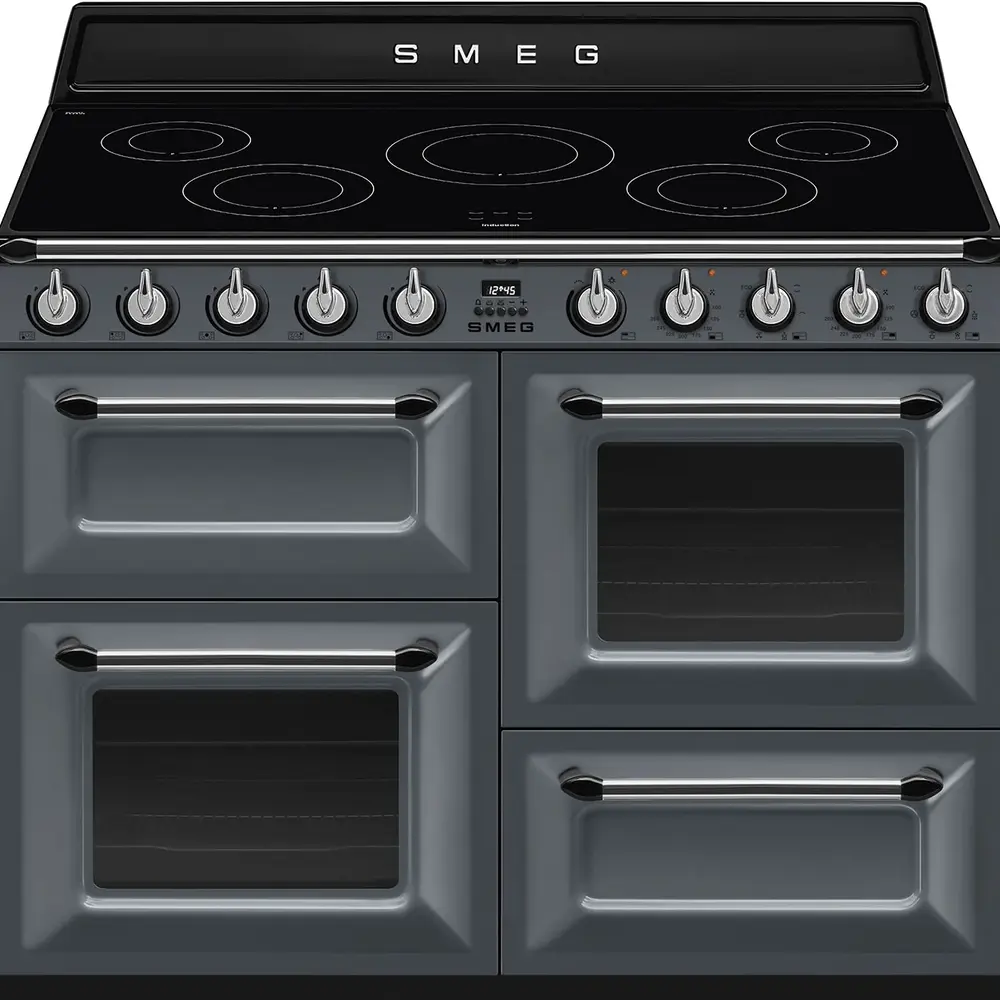 Fogão Indução Smeg TR4110IGR2 - Victoria, Slate Grey, 110cm, Elétrico(Indu), A