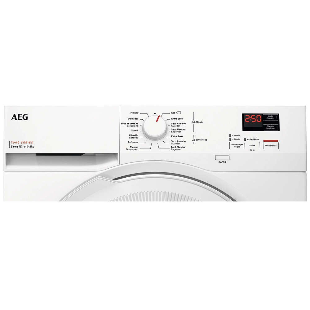 Máquina de Secar Roupa AEG - 8kg - Bomba de Calor - Série 7000 SensiDry - TR708L2OZ - Image 4