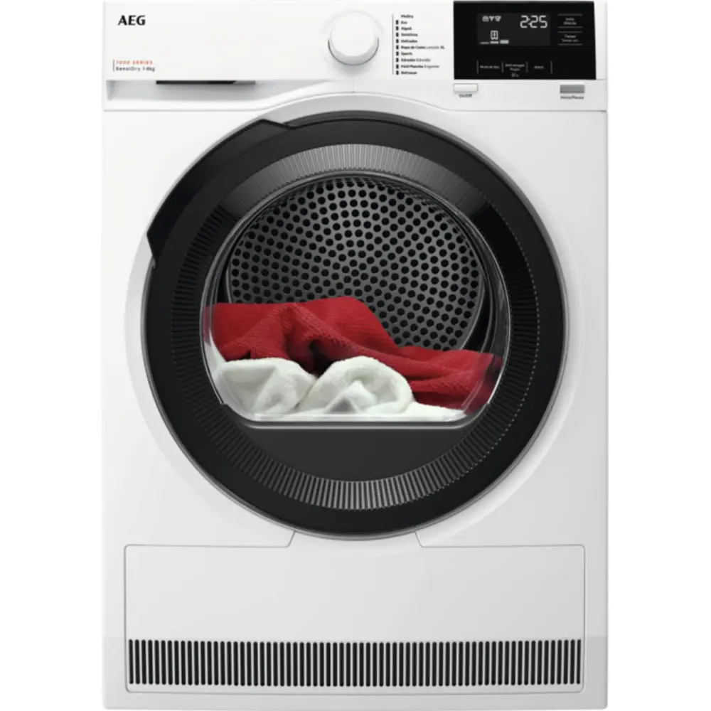 Máquina de Secar Roupa AEG - 8kg - Bomba de Calor - Série 7000 PreciseDry - TR718EBOB