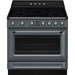 Fogão Indução Smeg TR90IMGR - Victoria, Slate Grey, 90cm, Elétrico(Indu),