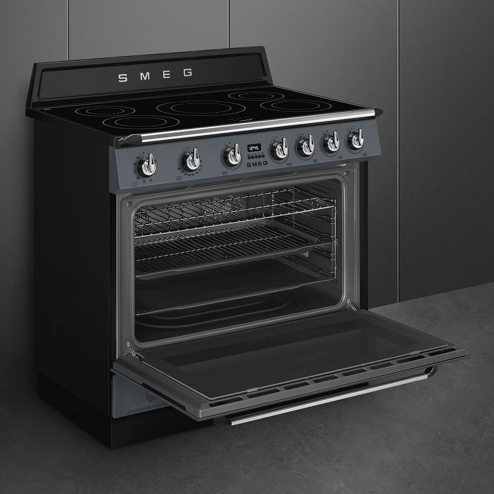 Fogão Indução Smeg TR90IMGR - Victoria, Slate Grey, 90cm, Elétrico(Indu), - Image 6