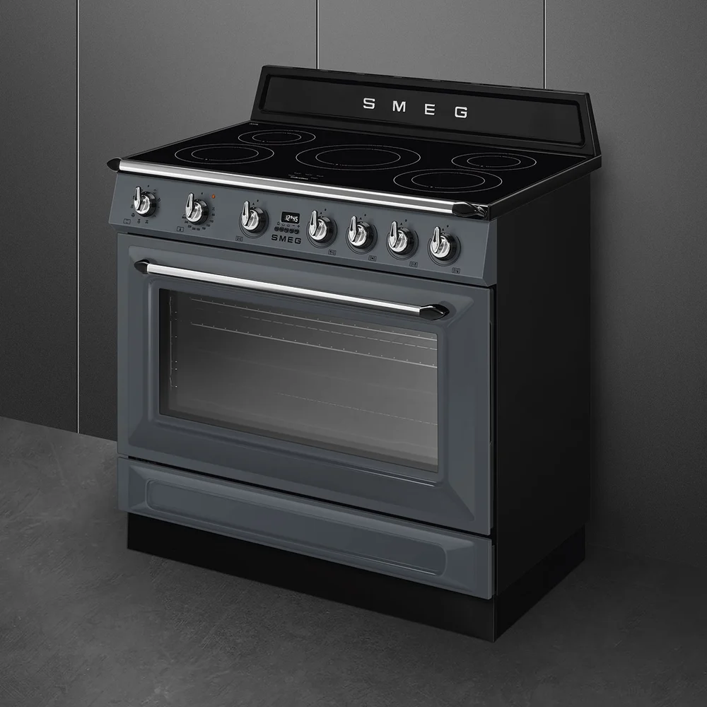 Fogão Indução Smeg TR90IMGR - Victoria, Slate Grey, 90cm, Elétrico(Indu), - Image 3