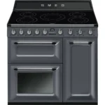 Fogão Indução Smeg TR93IGR2 - Victoria, Slate Grey, 90cm, Elétrico(Indu), A