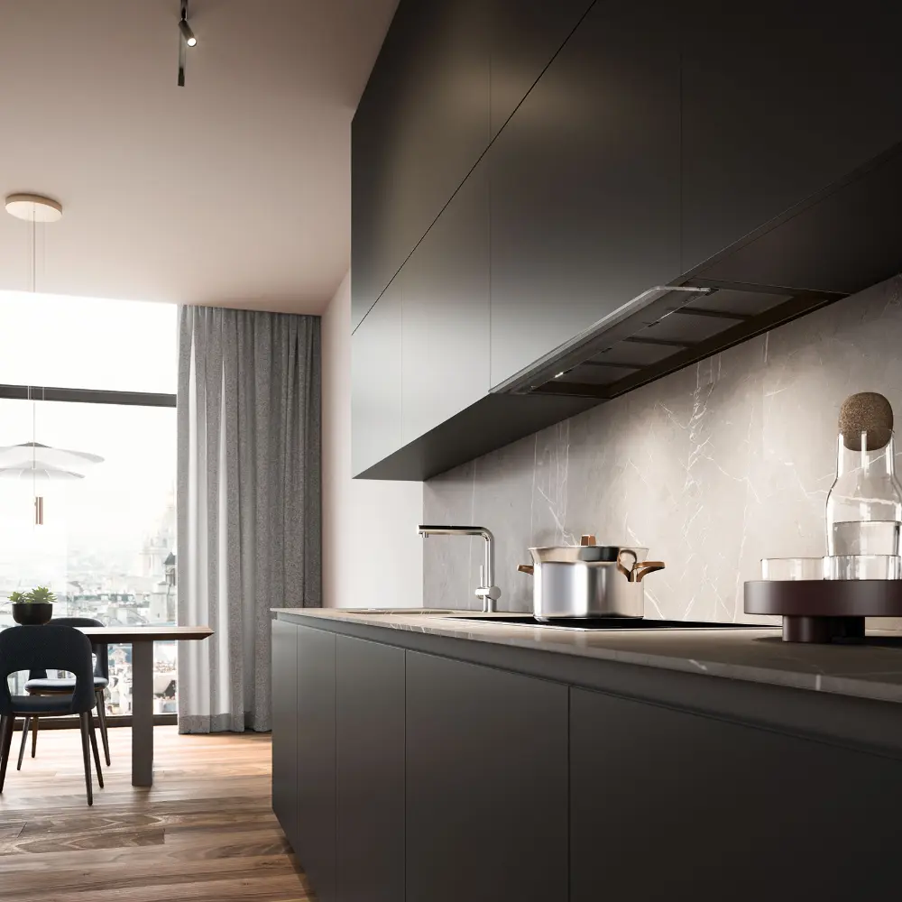 Exaustor Falmec Virgola Evolution - Embutido - 60 cm - Inox - 600 m3/h - Image 2