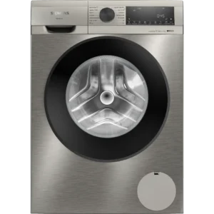 Máquina de Lavar Roupa Siemens iQ500 - 10 kg - 1600 rpm - Inox com i-Dos e Vapor - WG56G2ZAES