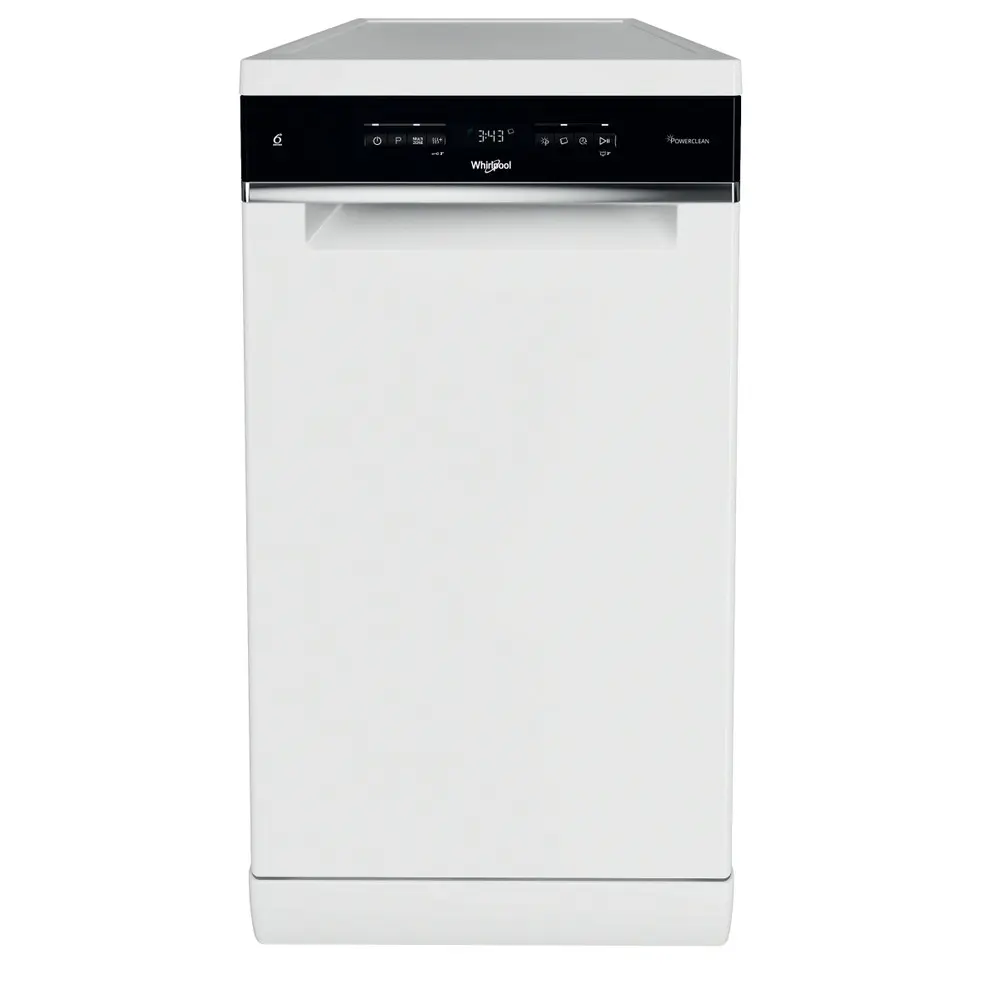 Máquina de Lavar Loiça Whirlpool WH6FB10BS7A0W - Livre Instalação - 45cm - Branco - Classe B