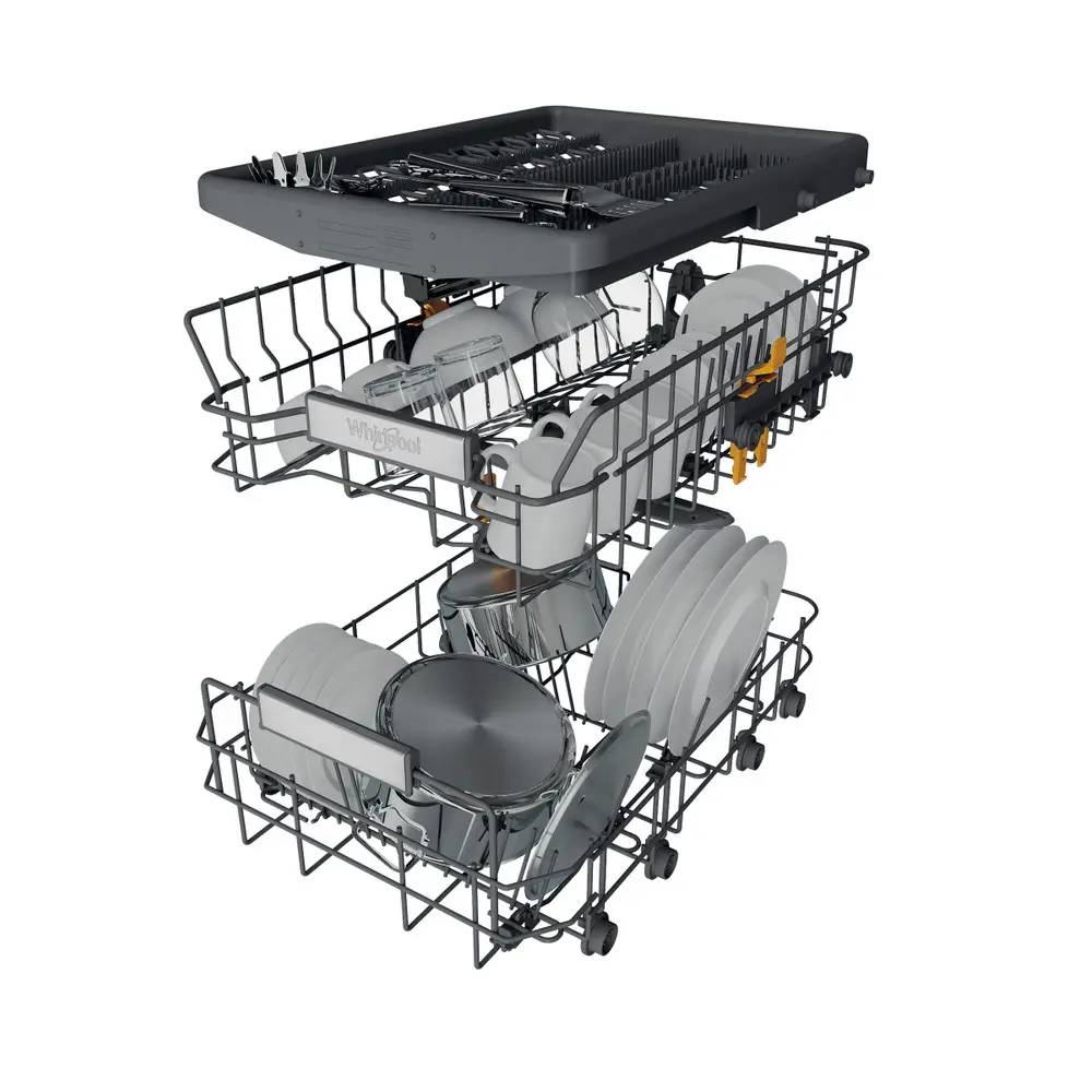 Máquina de Lavar Loiça Whirlpool WH6FB10BS7A0W - Livre Instalação - 45cm - Branco - Classe B - Image 6