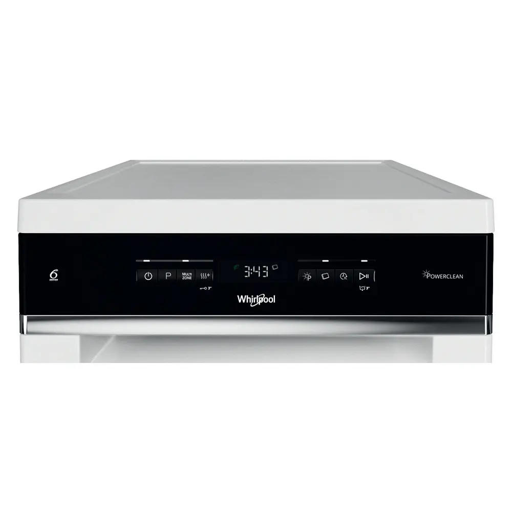 Máquina de Lavar Loiça Whirlpool WH6FB10BS7A0W - Livre Instalação - 45cm - Branco - Classe B - Image 4