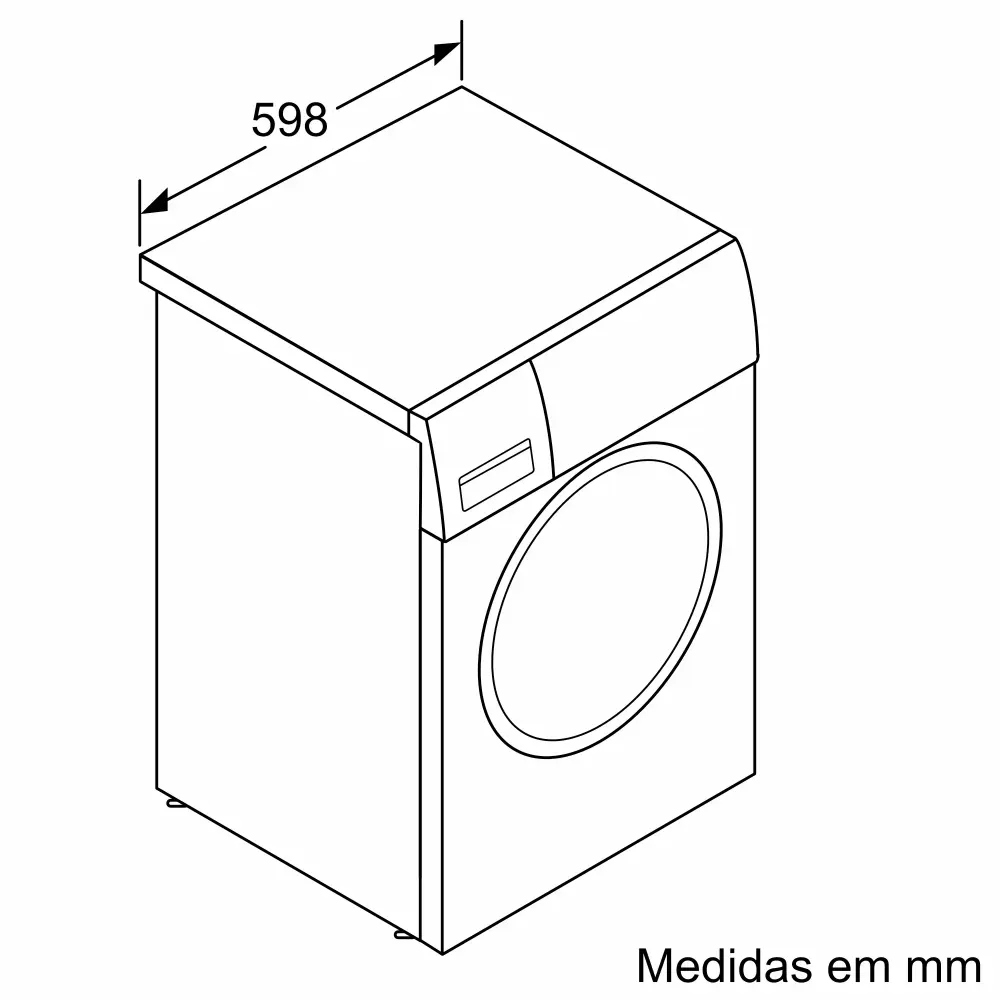 Máquina de Lavar e Secar Roupa Bosch - 10.5|6kg - 1400rpm - Série 6 i-DOS - WNG244A0ES - Image 9
