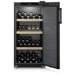 Garrafeira Liebherr GrandCru Selection - 128cm - Porta Maciça (Preta) - WSbl 4201