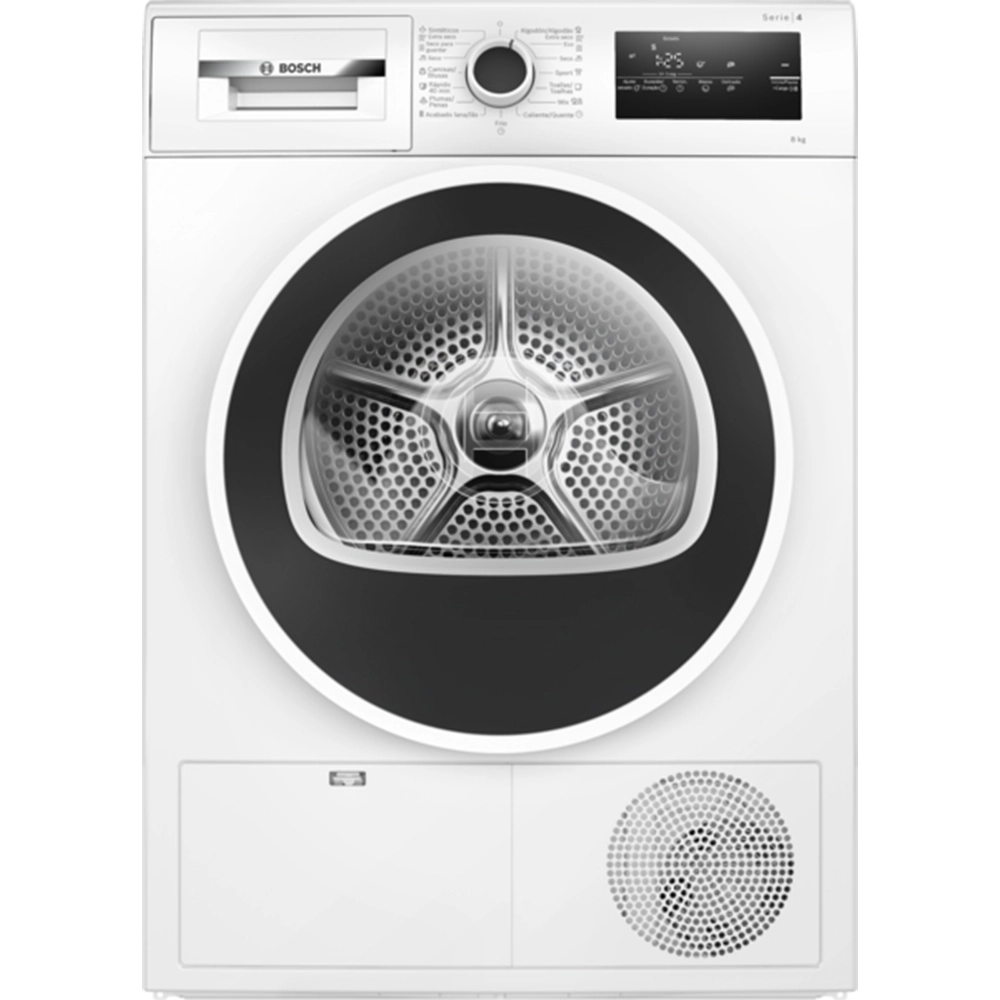 Máquina de Secar Roupa Bosch - 8kg - Bomba de Calor - Série 4 AntiVibration - WTR85V00ES