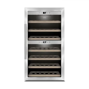 Garrafeira Caso Design - 66 Garrafas - 2 Zonas de Temperatura - WineComfort 66
