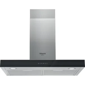 Chaminé Hotpoint HHBS 7.7F LT X - 69.8 cm, 713 m³/h, Inox