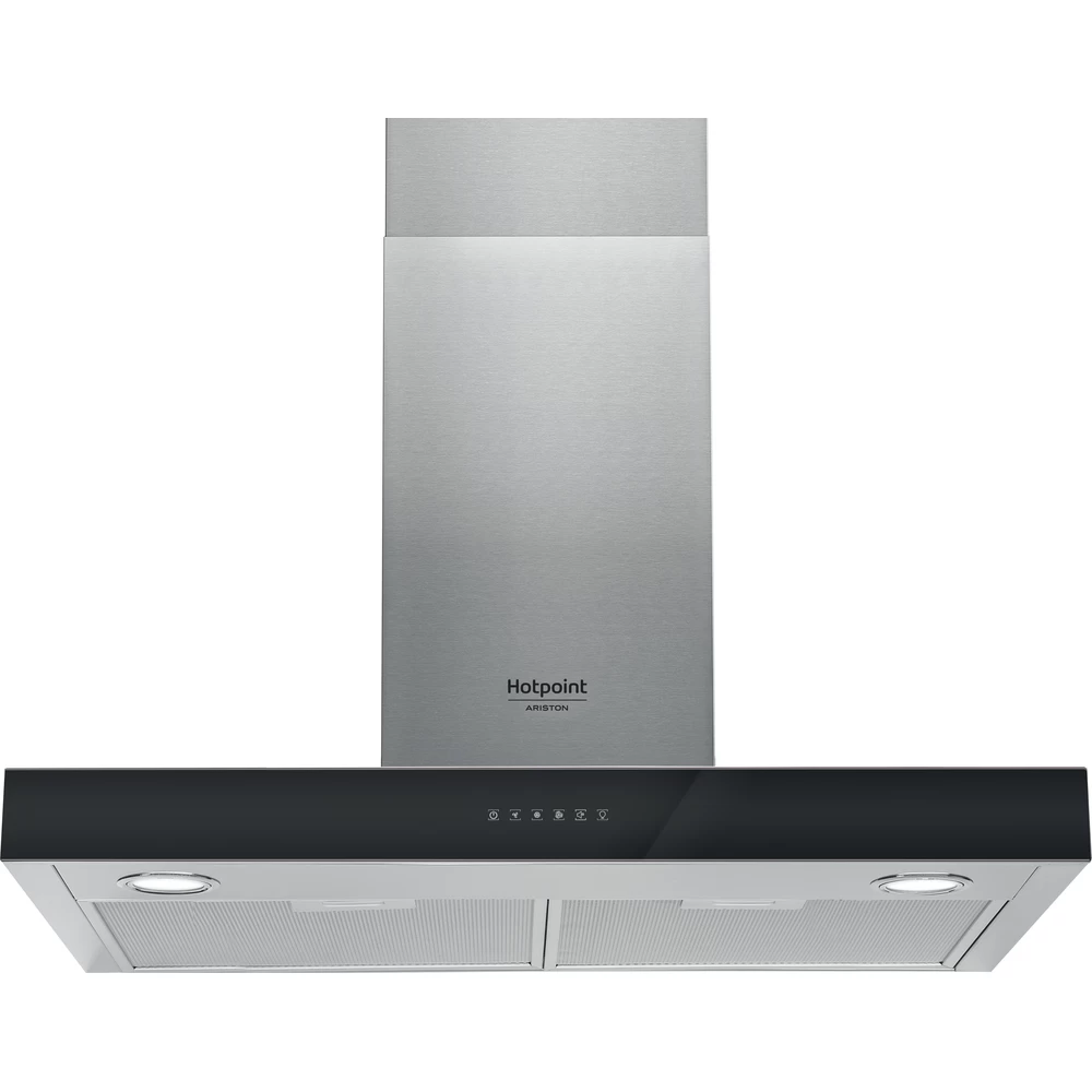 Chaminé Hotpoint HHBS 7.7F LT X - 69.8 cm, 713 m³/h, Inox