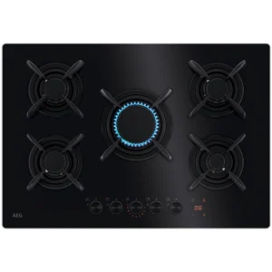 Placa Cristal Gás AEG HKB75453NB