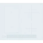 Placa de Indução Whirlpool WL S5360 BF/W - 60 cm, Elétrica, Vidro Branco