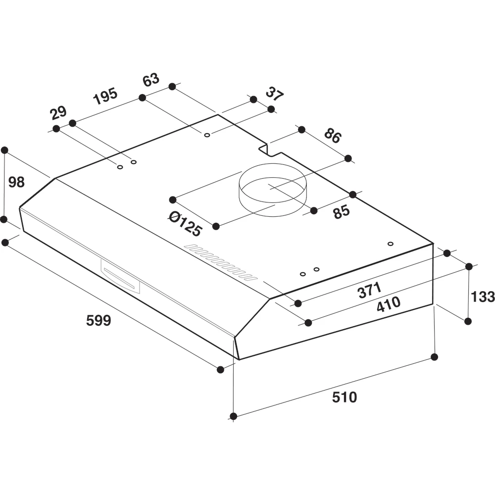 Exaustor Convencional Whirlpool WSLK 66/1 AS X - 59.9 cm, 320 m³/h, Inox - Image 4