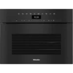 Forno a vapor combinado compacto sem puxador Miele - DGC 7440 HCX Pro – Preto obsidiana