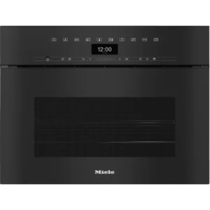 Forno a vapor combinado compacto sem puxador Miele - DGC 7440 HCX Pro – Preto obsidiana