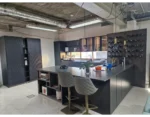Cozinha Floritelli - Modelo Ares, Lacado Mate F1 e Milled Anice Stellato