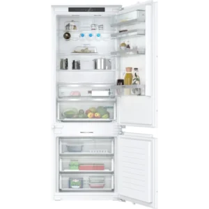 Frigorífico Combinado Siemens - Porta com dobradiça fixa - Fecho suave - KB96NADD0