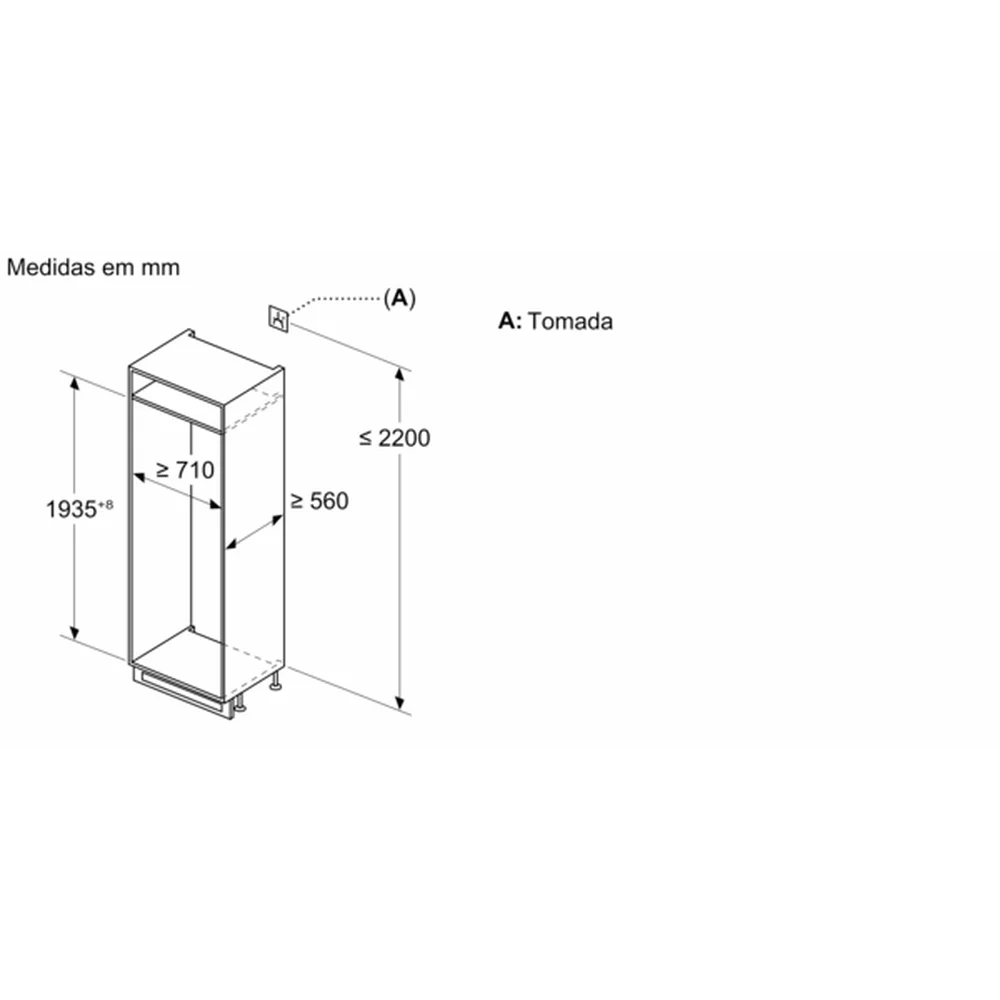 Frigorífico Combinado Bosch - 193.5 x 69.1 cm - Porta com dobradiça deslizante - KBN96VSE0 - Image 7