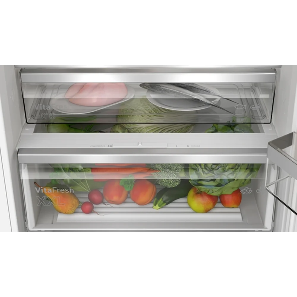 Frigorífico Combinado Bosch - 193.5 x 69.1 cm - Porta com dobradiça deslizante - KBN96VSE0 - Image 3