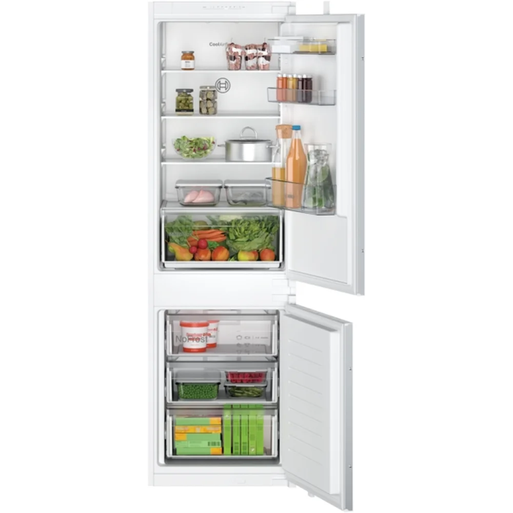 Frigorífico Combinado Bosch - NoFrost - Porta com dobradiça deslizante - KIN86NSE0