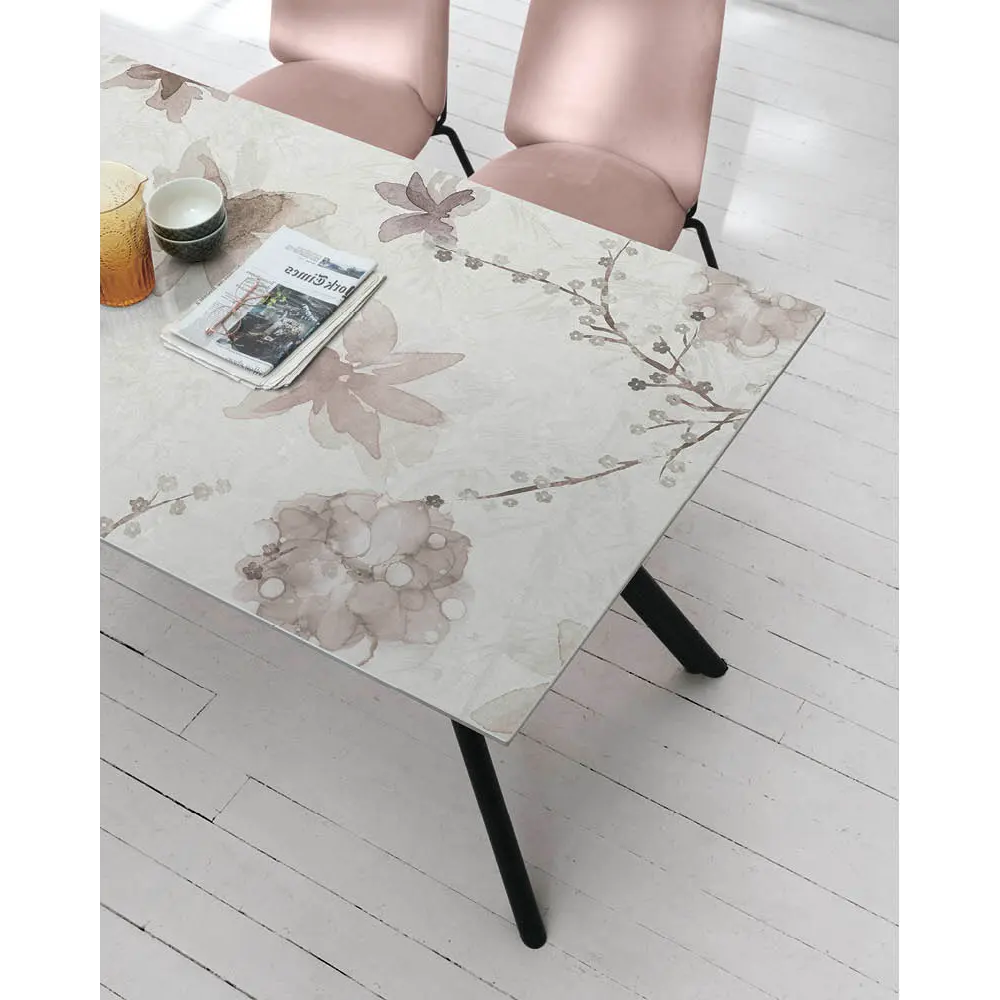 Mesa Target Point - VORTICE 160, TERRA, Branco, Calacatta - Image 4