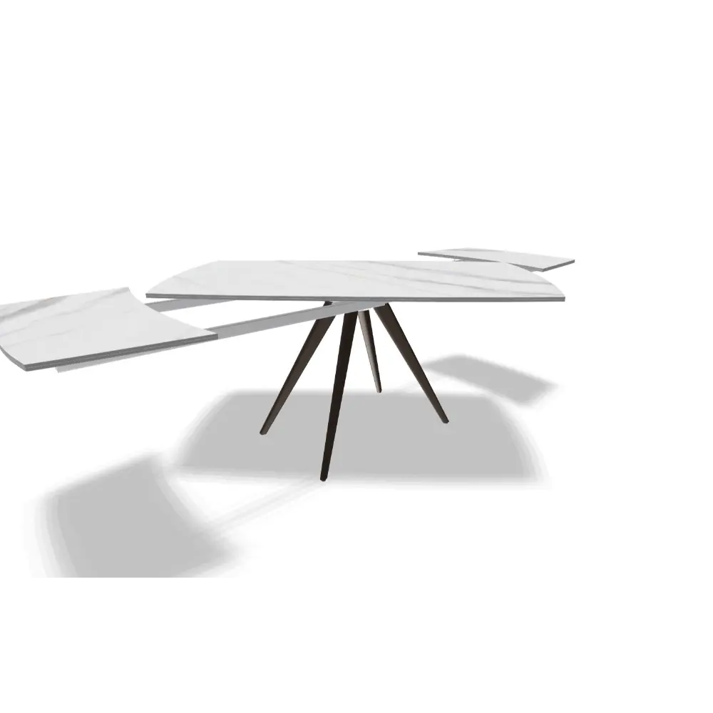 Mesa Target Point - VORTICE 160, TERRA, Branco, Calacatta - Image 7