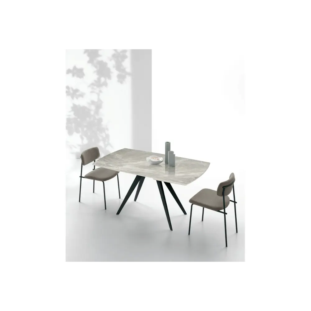 Mesa Target Point - VORTICE 160, TERRA, Branco, Calacatta - Image 2