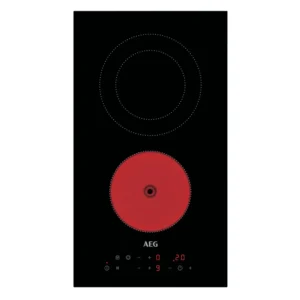 Placa vitrocerâmica AEG - Série 3000 - Domino - 29 cm