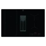 Placa de Indução com Exaustão Electrolux - 80 cm - Função Bridge - KCC83410CK