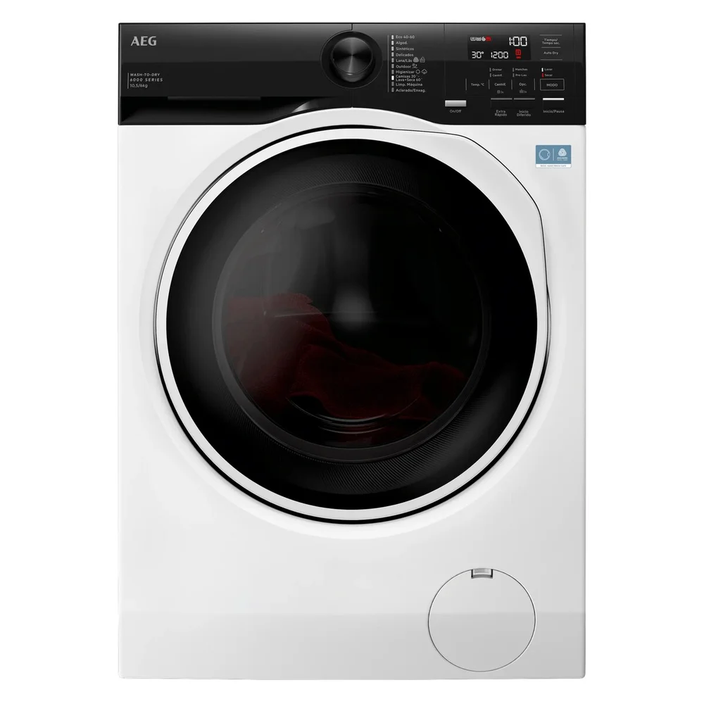 Máquina de Lavar e Secar Roupa AEG - 10.5 | 6 kg - 1600 rpm - LWT6256OBB