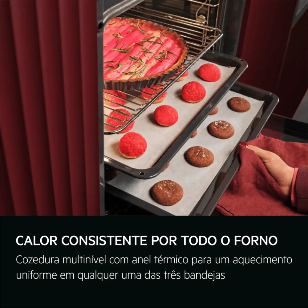 Forno AEG - Pirolítico SurroundCook 72L - A++ Preto - TU5PB41ZPB - Image 5